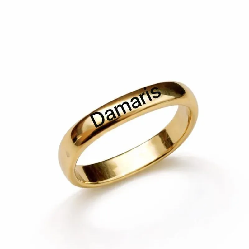 Anel Personalizado Liso
