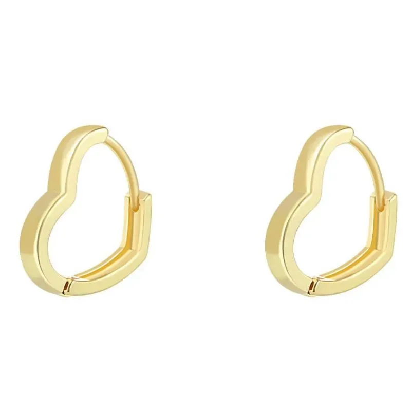 ARGOLA CORAÇÃO MÉDIA LISA