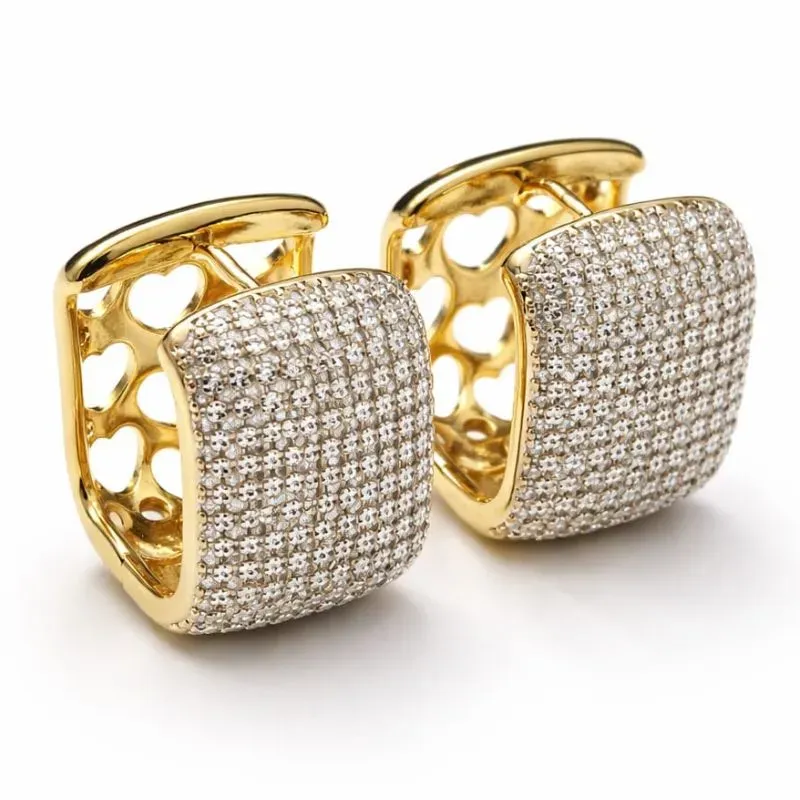 Argola Cravejado Premium