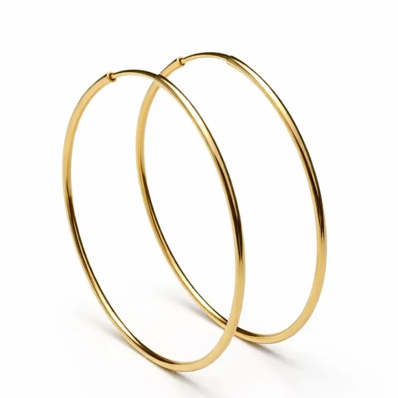 Brinco Argola Clássica Grande Lisa