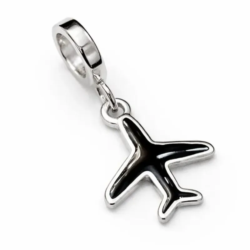 Berloque Avião em Prata 925