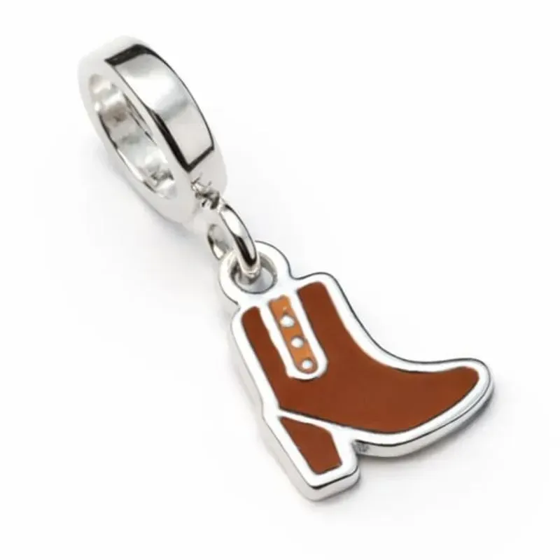 Berloque Bota em Prata 925