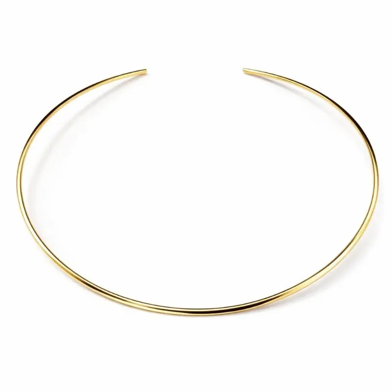 Choker Fio Aro Liso Dourado