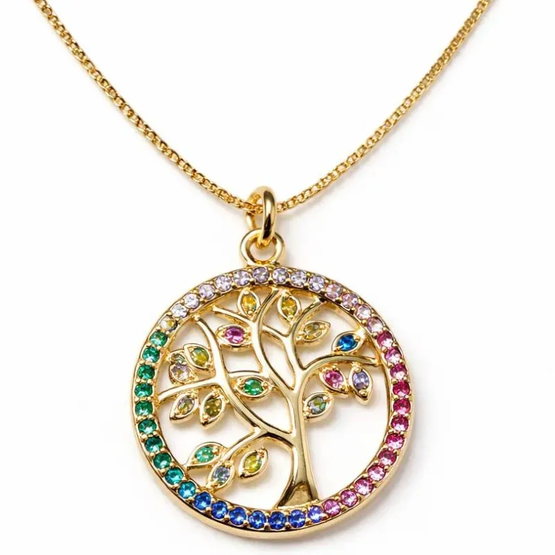 Colar Árvore da Vida Colorida