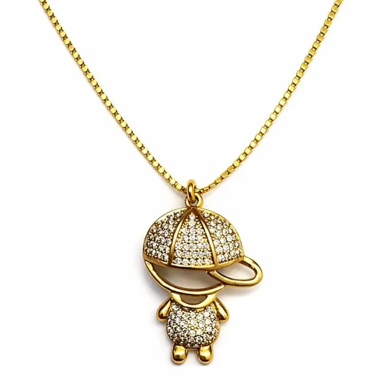 Colar Menino com Boné