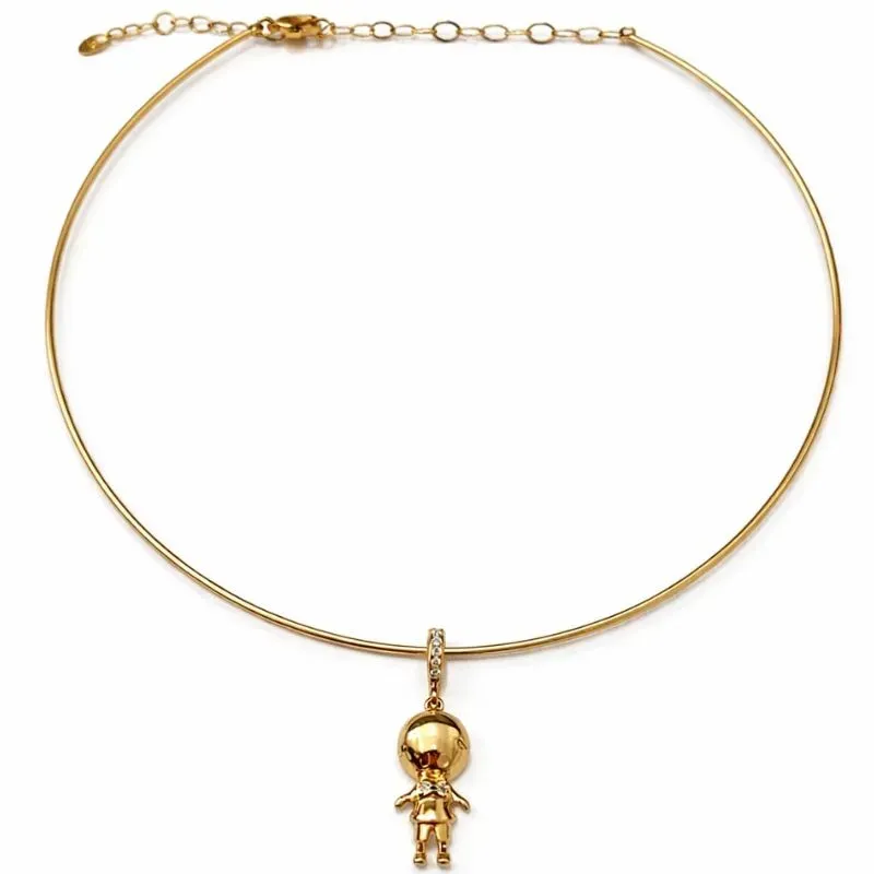 Colar Filho Menino no Aro com Zircônias