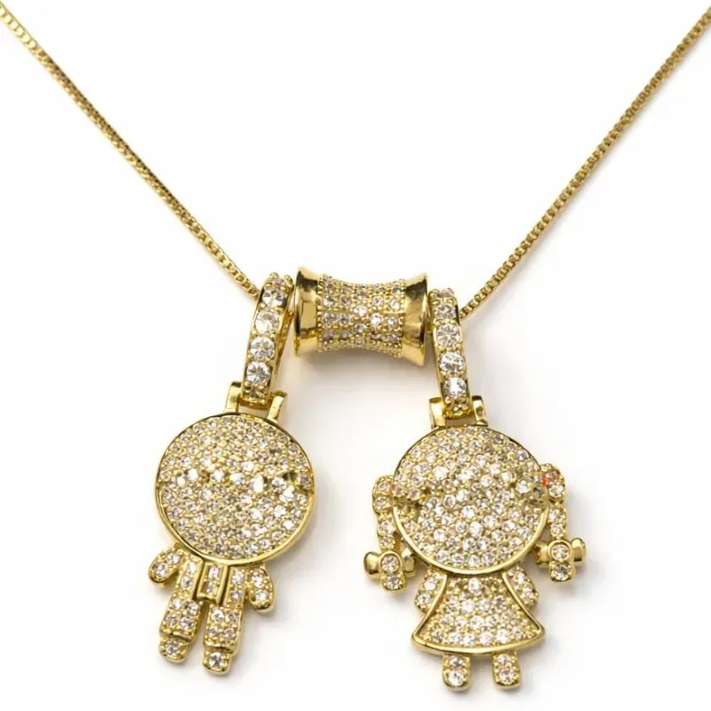 Colar Filhos Cravejado