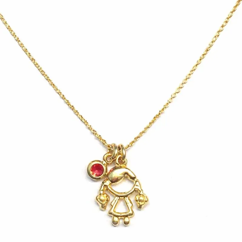 Colar Menina com Ponto de Luz