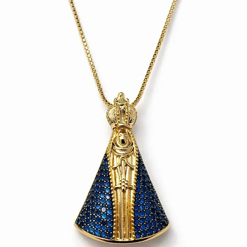 Colar Nossa Senhora Cravejado