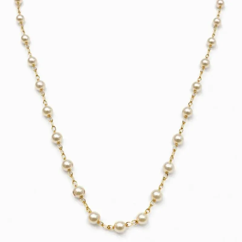 Colar Pérolas Delicadas 80cm