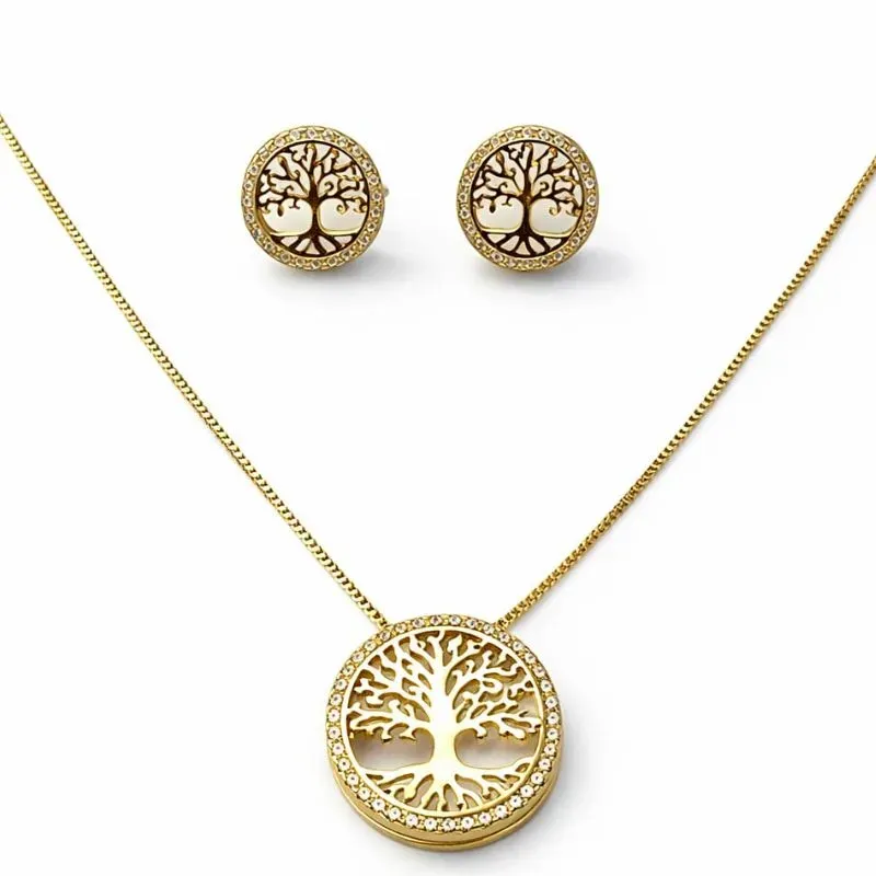 Conjunto Árvore da Vida Cravejado