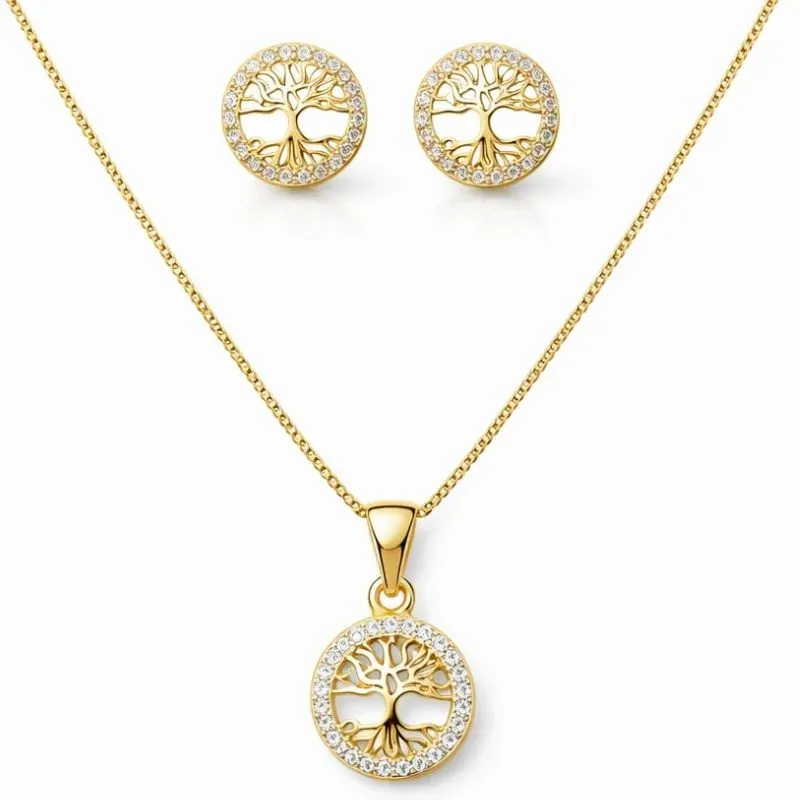 Conjunto Árvore da Vida Cravejado