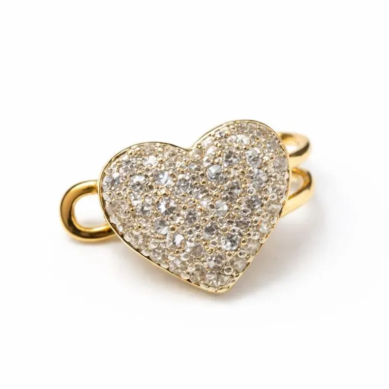 Piercing Fake Coração Cravejado