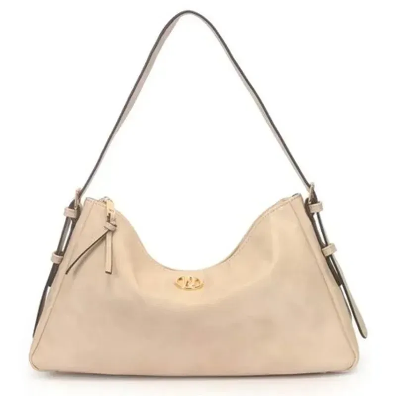 Bolsa Hobo Grande Básica WJ Bege