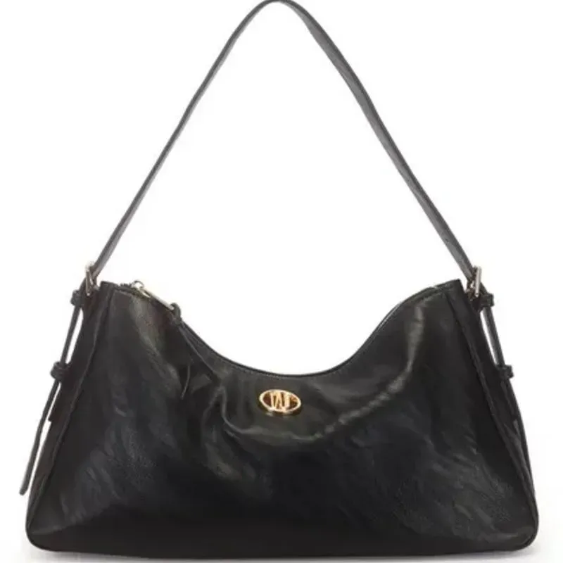 Bolsa Hobo Grande Básica WJ Preta