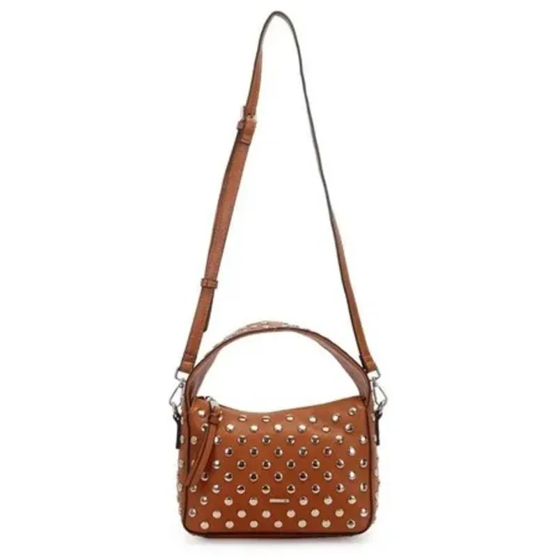 Bolsa WJ Transversal Média Aplicações Metais Caramelo.