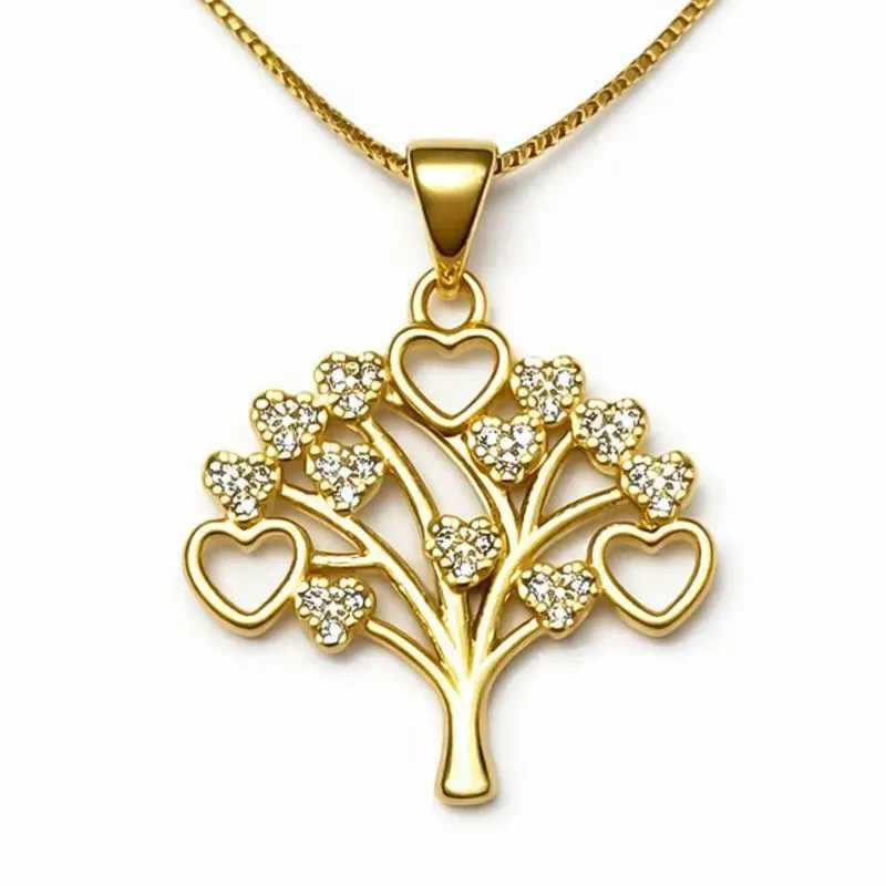 Colar Árvore da Vida Cravejada