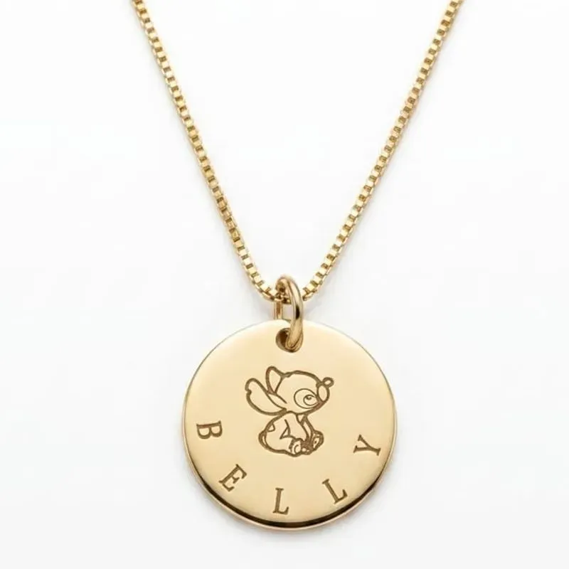 Colar Infantil Personalizado com Personagem e Nome.