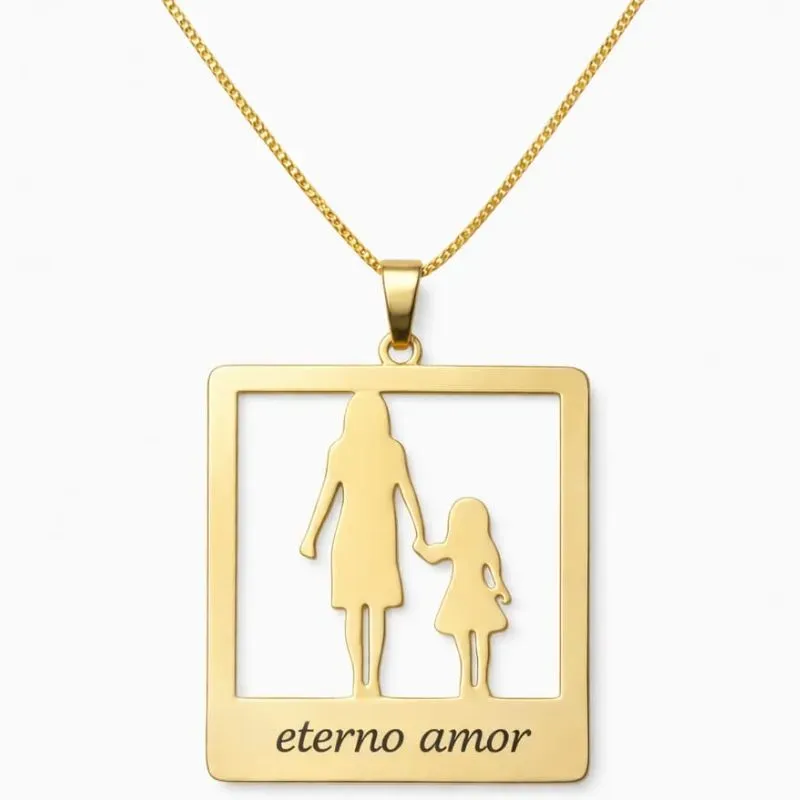 Colar Personalizado Mãe e Filha.