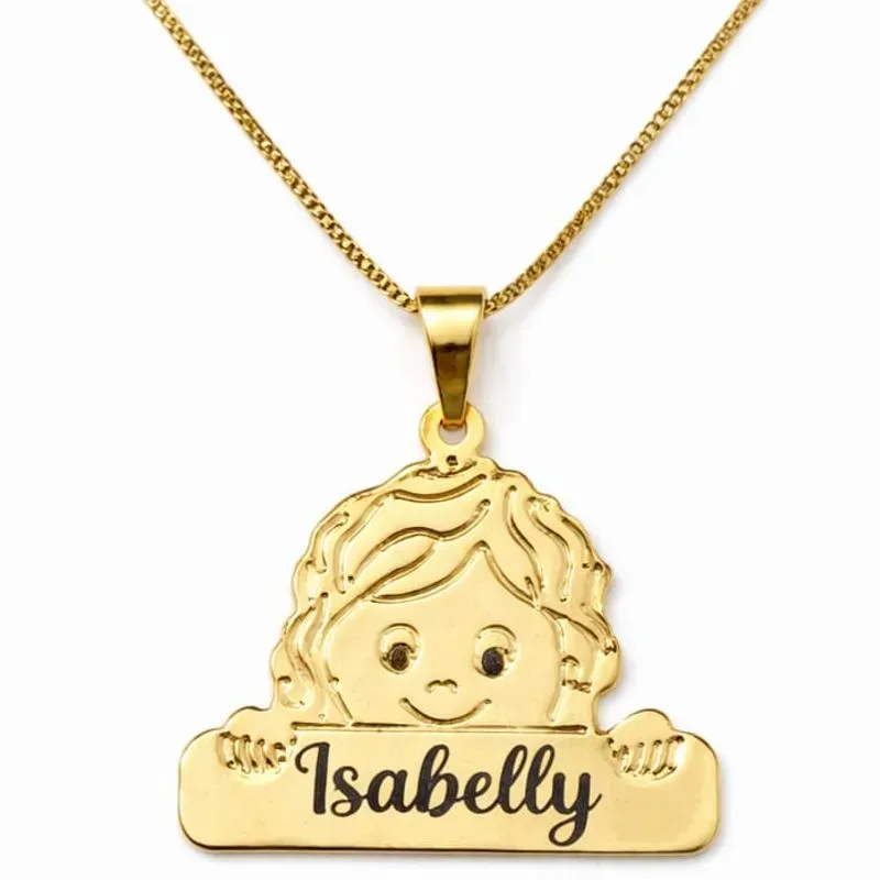 Colar Personalizado Menina com Nome.