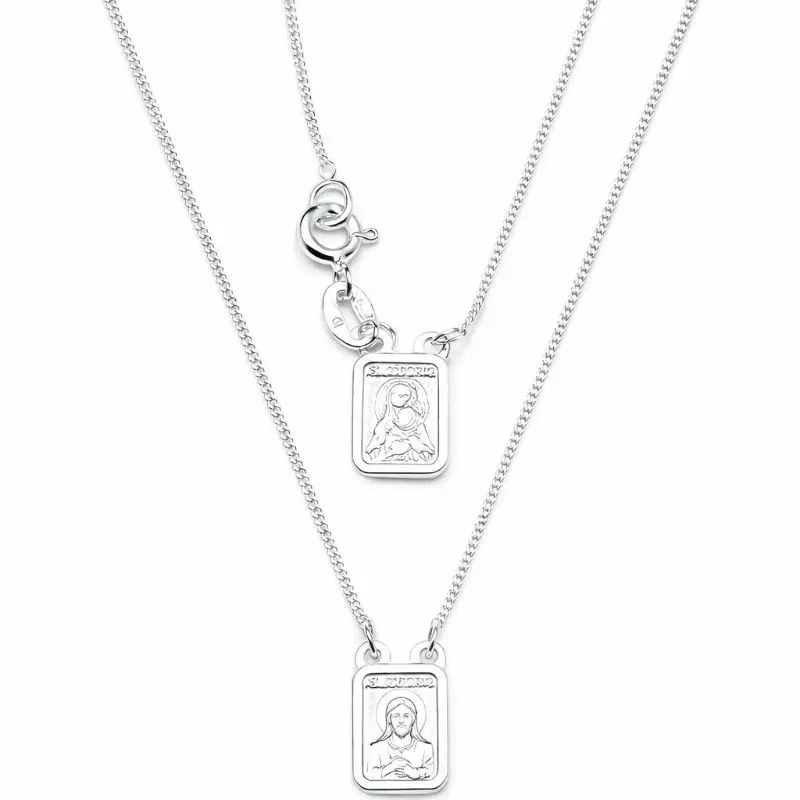 Escapulário Infantil em Prata 925.