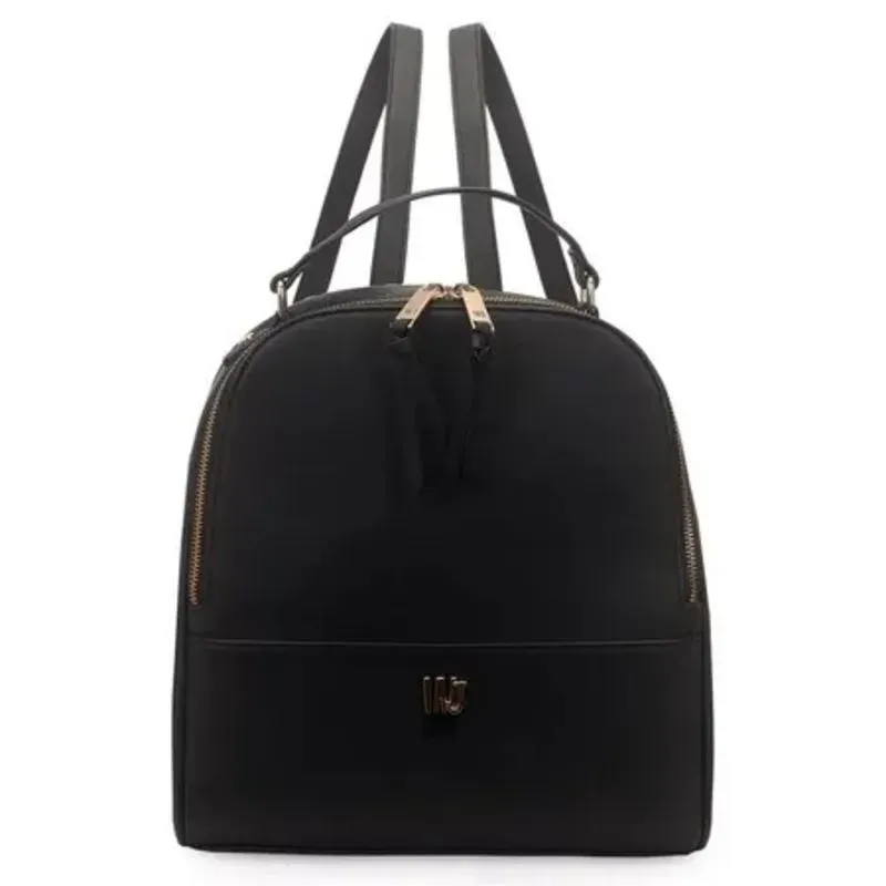 Mochila Média com Metal Logo Bicolor