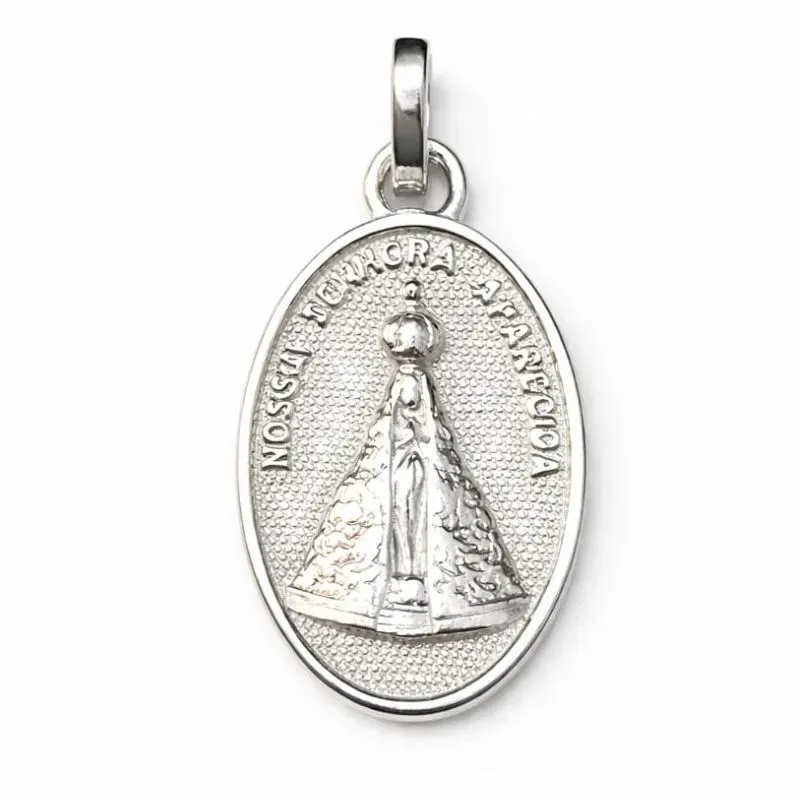 Pingente em Prata 925 Nossa Senhora Aparecida