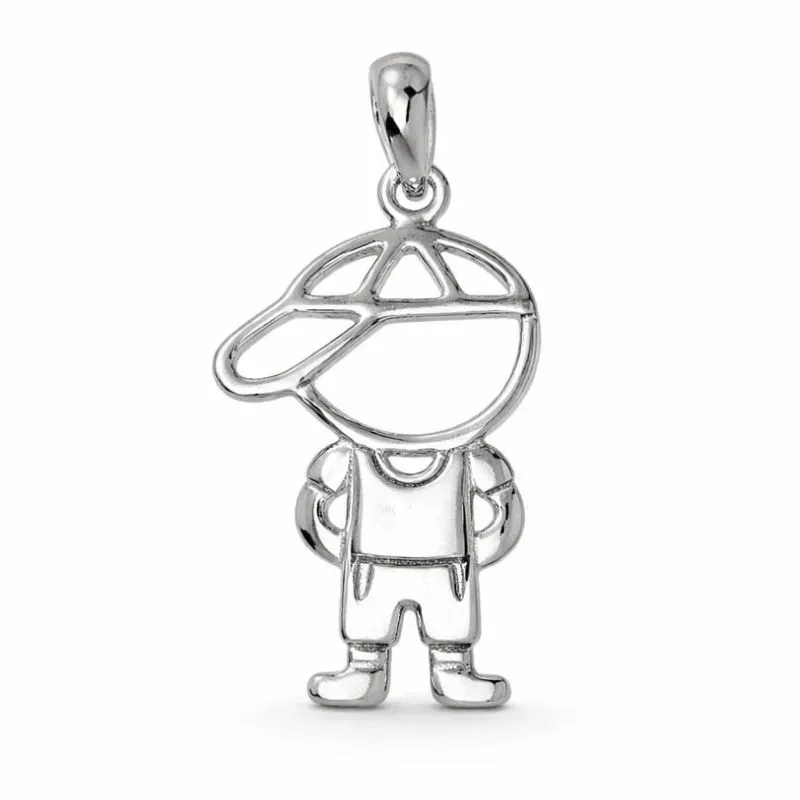 Pingente Menino Prata 925