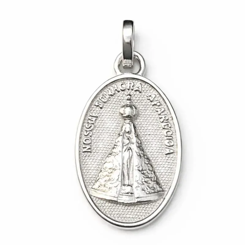 Pingente Pequeno em Prata 925 Nossa Senhora Aparecida