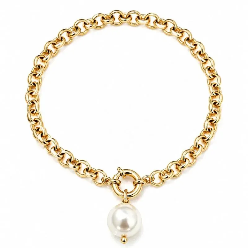 Pulseira Elos Português com Fecho Boia.