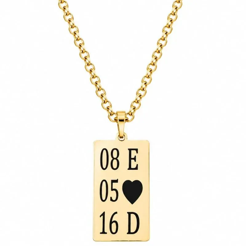 Colar Personalizado com Frases ou Datas.