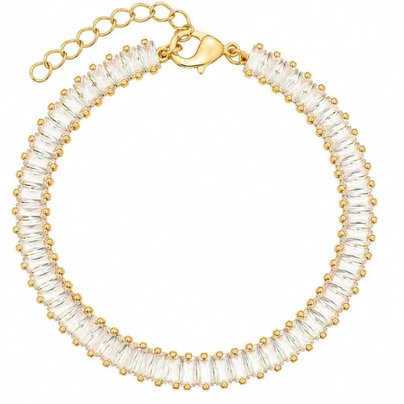 Pulseira Riviera Feminina Cravejada.