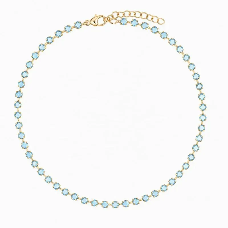 Pulseira Riviera Delicata Azul Bebê.