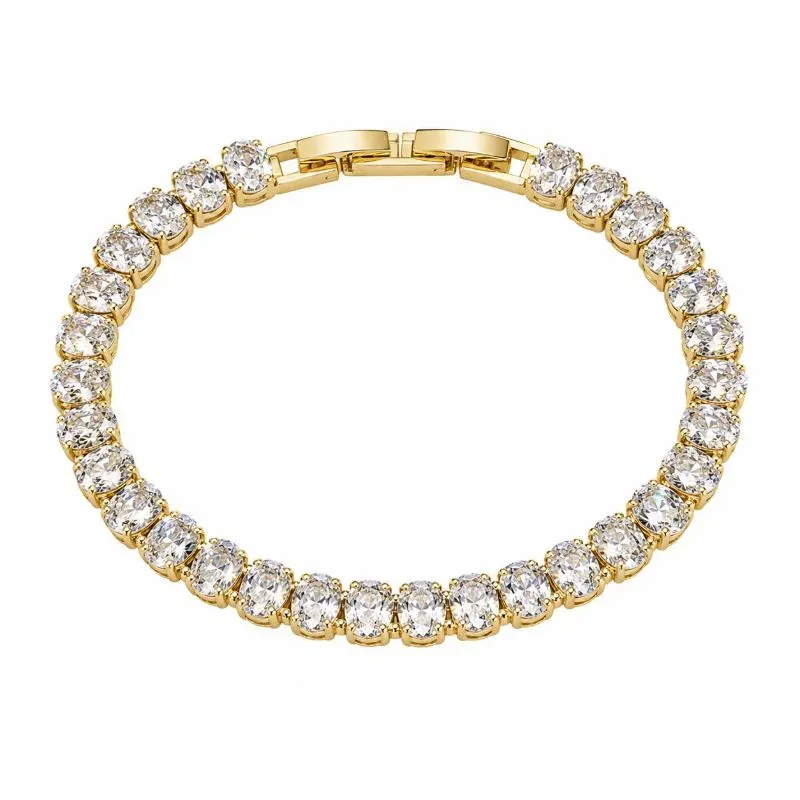 Pulseira Riviera Luxo Cristal.