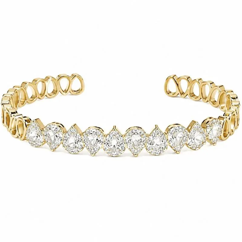 Bracelete Gotas Cravejadas