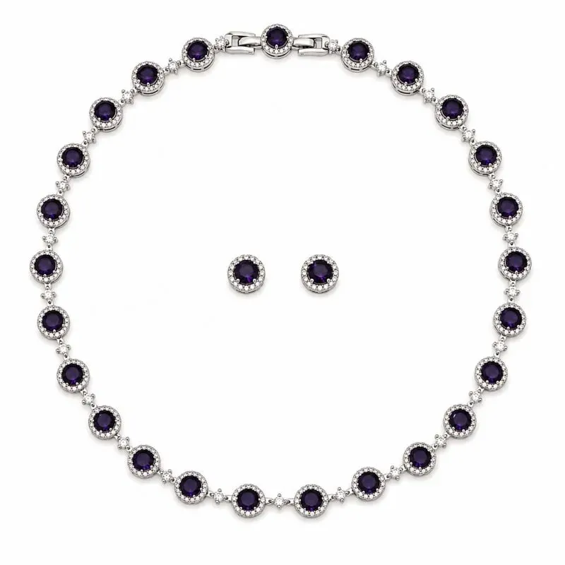 Conjunto Riviera Luxo em Ródio