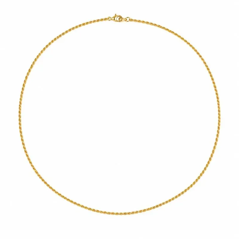 Cordão Baiano 50cm 1,5mm  Delicadeza e Sofisticação.