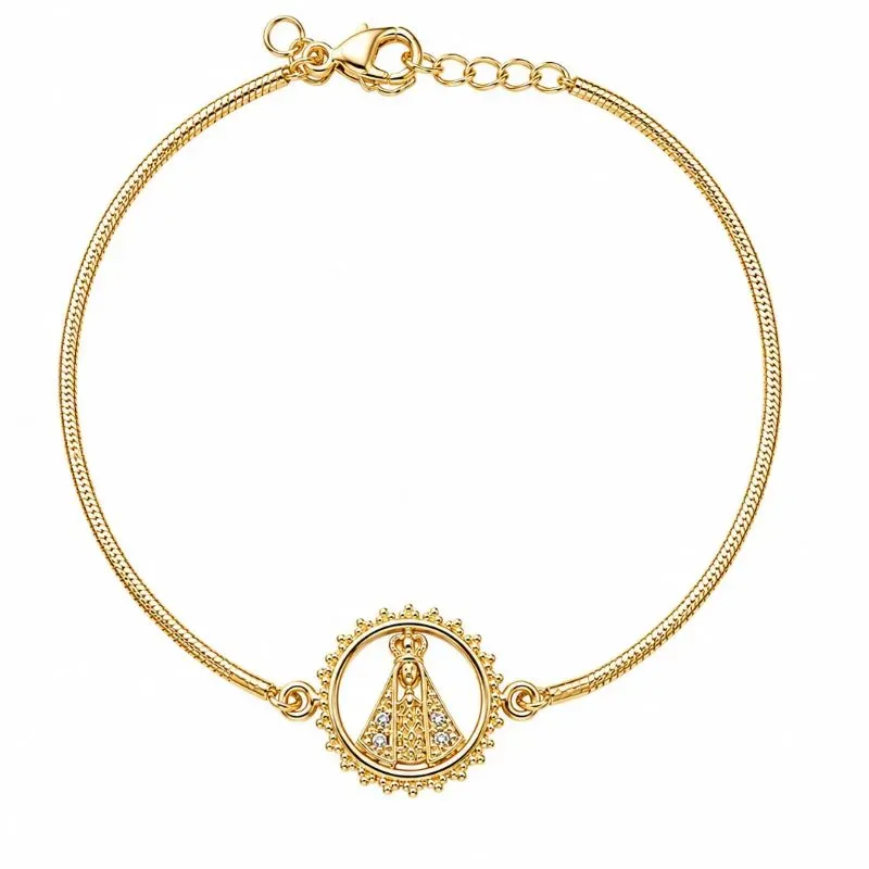 Pulseira Nossa Senhora Aparecida  Elegância e Fé