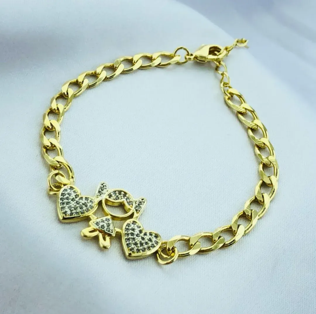 PULSEIRA MENINA CRAVEJADA