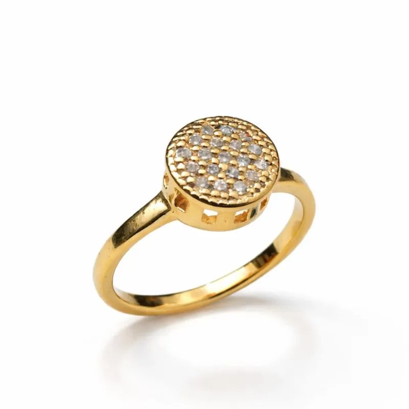 Anel Chuveirinho Cravejado