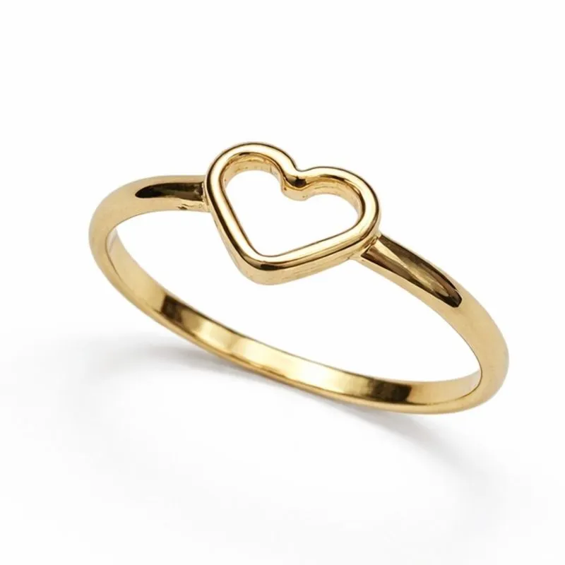 ANEL CORAÇÃO VAZADO INFANTIL