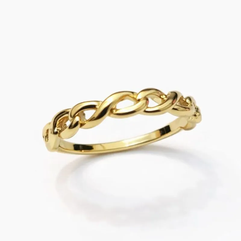 Anel Elos Entrelaçados