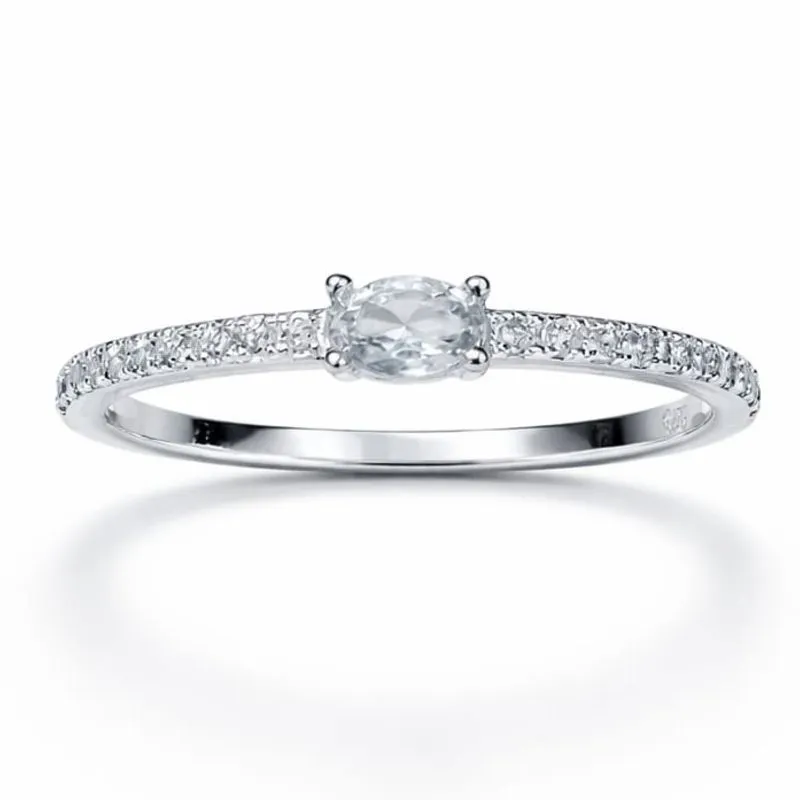 Anel em Prata 925 com Zircônia