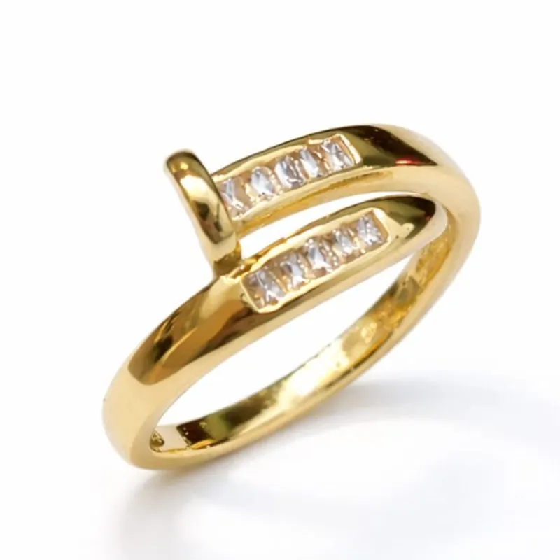 Anel Prego dourado