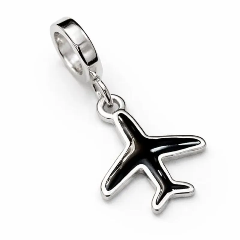 Berloque Avião em Prata 925