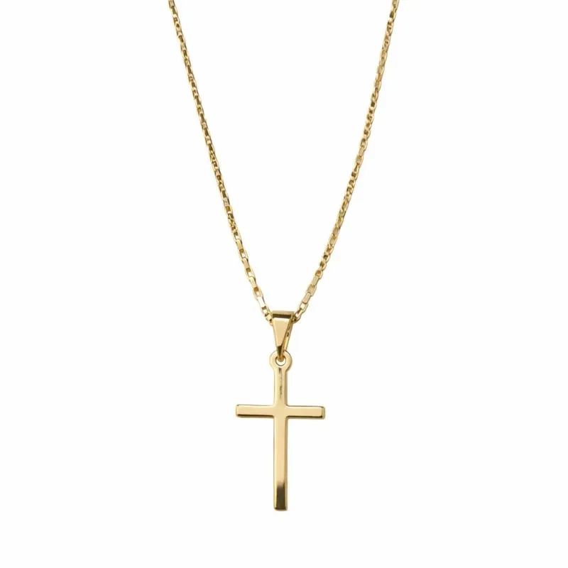 Colar Cruz Delicada Masculina 60cm