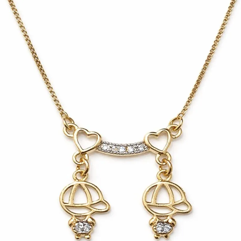 Colar Dois Filhos com Boné