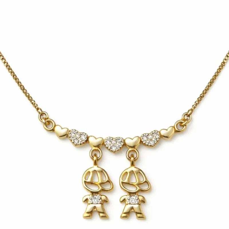 Colar Dois Filhos Meninos