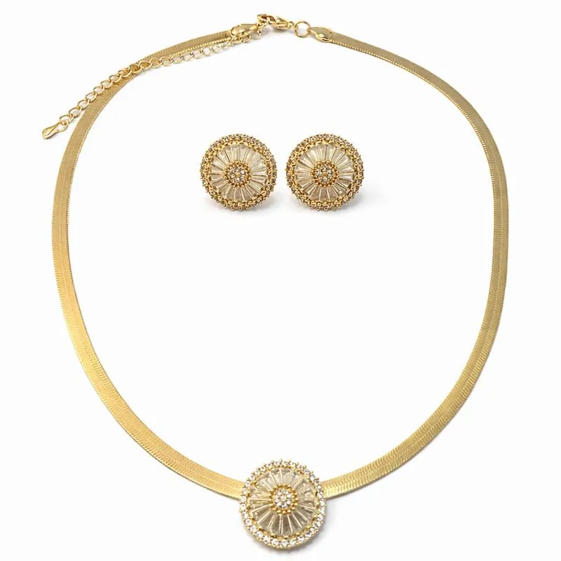 CONJUNTO COLAR E BRINCO FITA