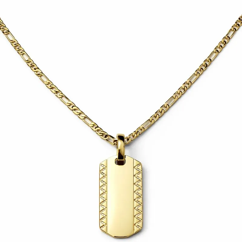 Corrente Masculina com Pingente Placa